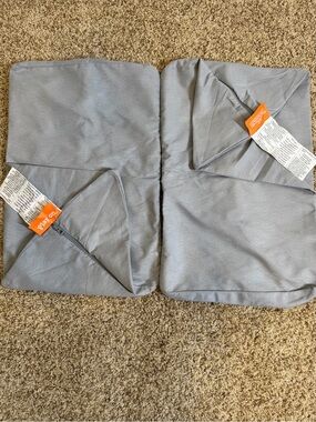 Set of 2 Gray "Koala" Nugget Triangle Covers Brand New